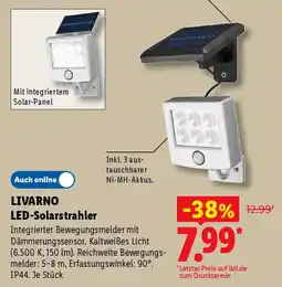 Lidl LIVARNO LED-Solarstrahler Angebot