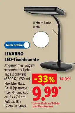 Lidl LIVARNO LED-Tischleuchte Angebot