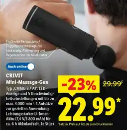 Lidl CRIVIT Mini-Massage-Gun Angebot