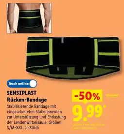 Lidl SENSIPLAST Rücken-Bandage Angebot