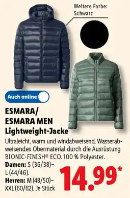 Lidl ESMARA/ESMARA MEN Lightweight-Jacke Angebot
