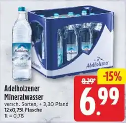 Edeka Adelholzener Mineralwasser Angebot