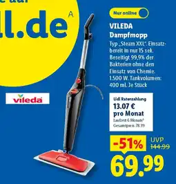 Lidl VILEDA Dampfmopp Angebot