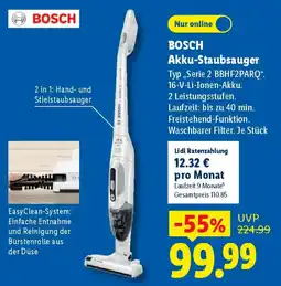 Lidl BOSCH Akku-Staubsauger Angebot