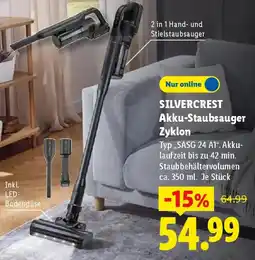 Lidl SILVERCREST Akku-Staubsauger Zyklon Angebot
