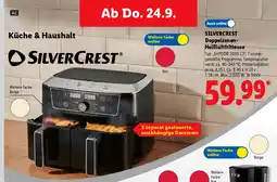 Lidl SILVERCREST Doppelzonen-Heißluftfritteuse Angebot