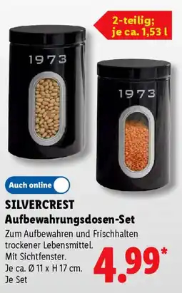 Lidl SILVERCREST Aufbewahrungs dosen-Set Angebot