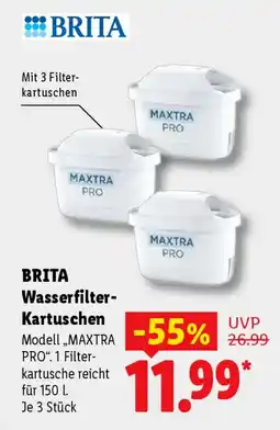 Lidl BRITA Wasserfilter-Kartuschen Angebot