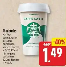 Edeka Starbucks Caffè Latte Angebot