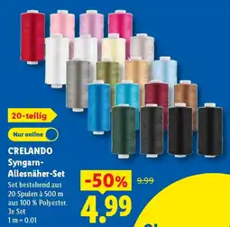 Lidl CRELANDO Syngarn-Allesnäher-Set Angebot