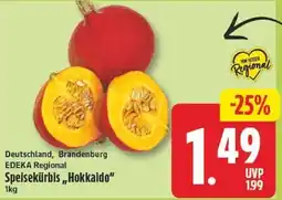 Edeka EDEKA Regional Speisekürbis "Hokkaido" Angebot