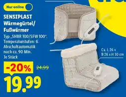 Lidl SENSIPLAST Wärmegürtel/Fußwärmer Angebot