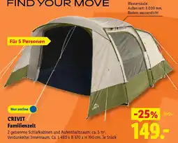 Lidl CRIVIT Familienzelt Angebot