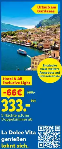 Lidl Hotel & All Inclusive Light Angebot