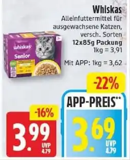Edeka Whiskas Senior Angebot