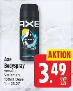 Edeka Axe Bodyspray Angebot