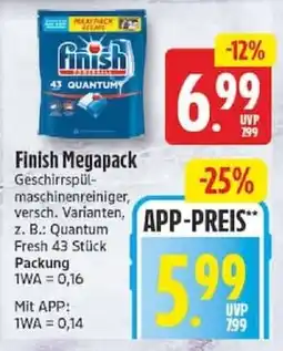 Edeka Finish Megapack Angebot