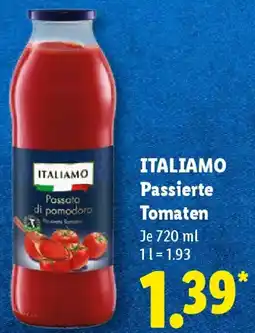 Lidl ITALIAMO Passierte Tomaten Angebot