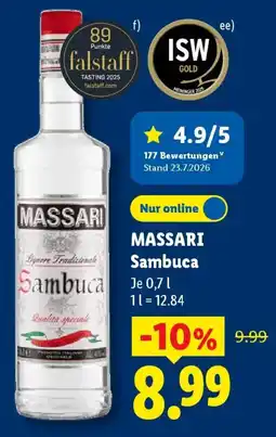 Lidl MASSARI Sambuca Angebot