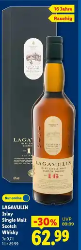 Lidl LAGAVULIN Islay Single Malt Scotch Whisky Angebot