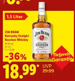 Lidl JIM BEAM Kentucky Straight Bourbon Whiskey Angebot