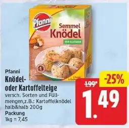 Edeka Pfanni Semmel Knödel Angebot