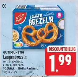 Edeka GUT&GÜNSTIG Laugenbrezeln Angebot