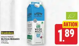 Edeka Gläserne Molkerei Bio Frische Weidemilch Angebot