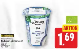 Edeka Gläserne Molkerei Bio Joghurt griechischer Art Angebot