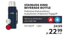 Selgros STAINLESS KING BEVERAGE BOTTLE THERMOS Angebot