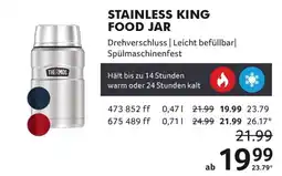 Selgros STAINLESS KING FOOD JAR Angebot