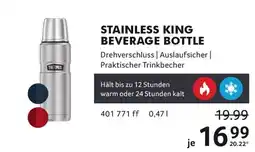 Selgros STAINLESS KING BEVERAGE BOTTLE THERMOS Angebot