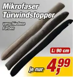 Posten Börse Mikrofaser Türwindstopper Angebot