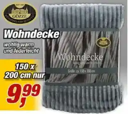 Posten Börse GÖZZE Wohndecke Angebot