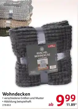 Selgros KUSCHEL WOHNDECKE Angebot