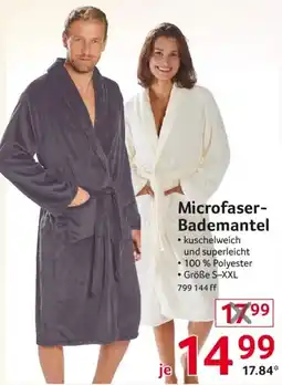 Selgros Microfaser-Bademantel Angebot