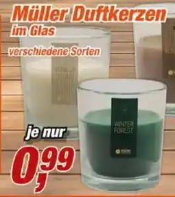 Posten Börse Müller Duftkerzen im Glas Angebot