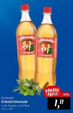 KONSUM Almdudler Kräuterlimonade Angebot
