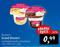 KONSUM Ehrmann Grand Dessert Angebot