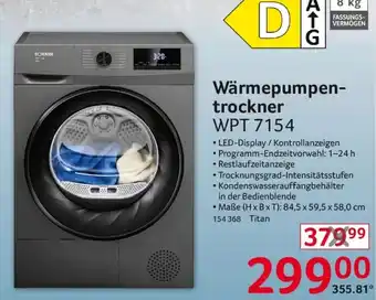 Wärmepumpentrockner WPT 7154