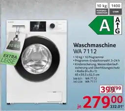 Selgros Waschmaschine WA 7112 Angebot