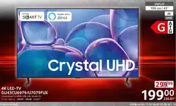 Selgros Samsung 4K LED-TV GU43CU6979/U7079FUX Angebot