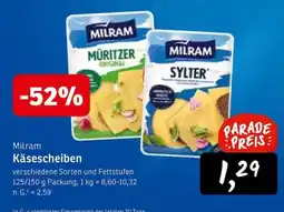KONSUM Milram Käsescheiben Angebot