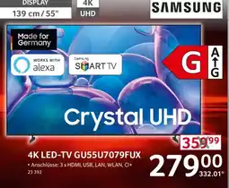 Selgros Samsung 4K LED-TV GU55U7079FUX Angebot