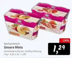 KONSUM Sachsenmilch Unsere Minis Angebot