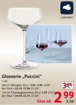 Selgros Glasserie „Puccini“ Angebot