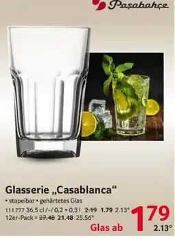 Selgros Glasserie „Casablanca“ Angebot
