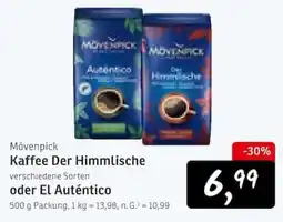 KONSUM Mövenpick Kaffee Der Himmlische oder EL Auténtico Angebot