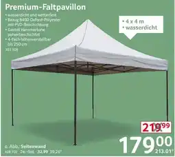 Selgros Premium-Faltpavillon Angebot