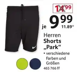 Selgros Nike Herren Shorts „Park“ Angebot